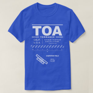 Torrance Luchthaven - Zamperini Field TOA T-shirt