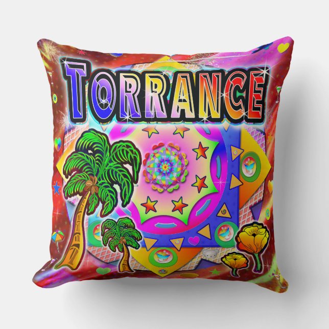 Torrance Tropical Friends Pillow Kussen (Voorkant)