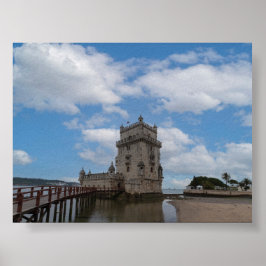 Torre de Belem in Lisbon Poster
