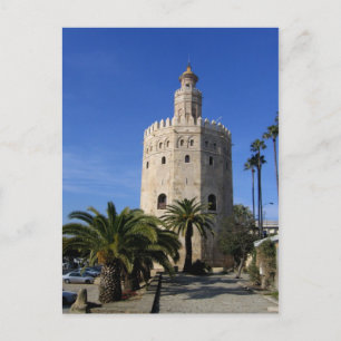 Torre del Oro The Gold Tower - Spanje Briefkaart
