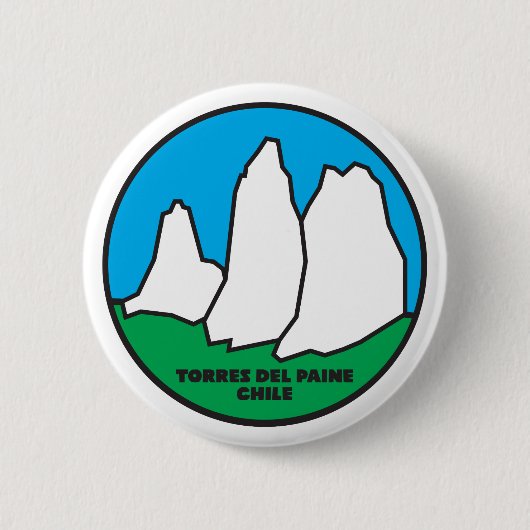 Torres del Paine Button (Voorkant)