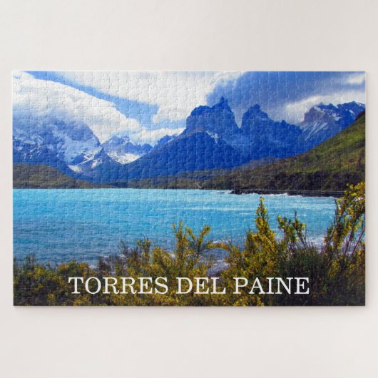 torres del paine chile legpuzzel (Horizontaal)