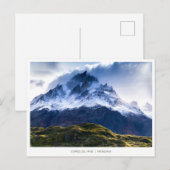 Torres del Paine, Chili Carte postale de vacances (Devant / Derrière)