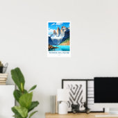 Torres Del Paine Chili Reisprint Poster (Thuiskantoor)