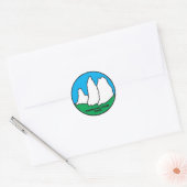 Torres del Paine Ronde Sticker (Envelop)