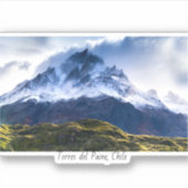 Torres del Paine Sticker (Voorkant)