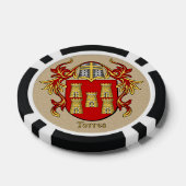 Torres Heraldic Arms Poker Chips (Enkel)