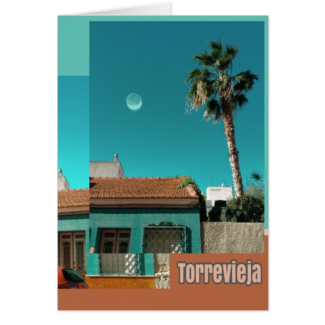 Torrevieja en Orange et Turquoise (Devant)