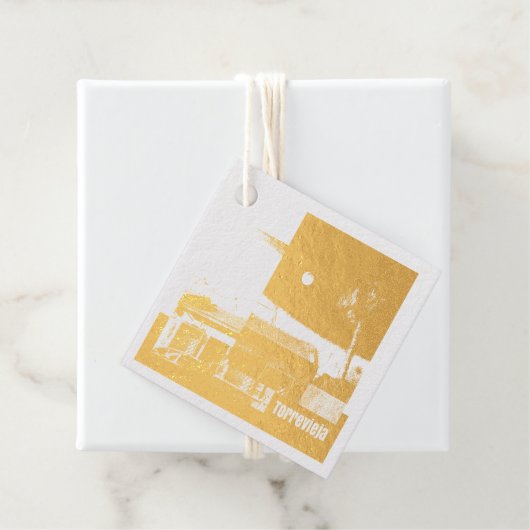 Torrevieja Townscape Bedankjes Labels (Met doos)