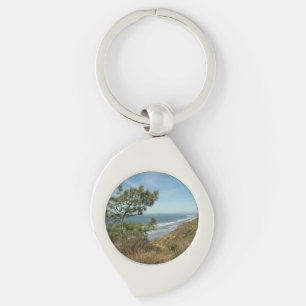 Torrey Pine en Californische kust landschap Sleutelhanger