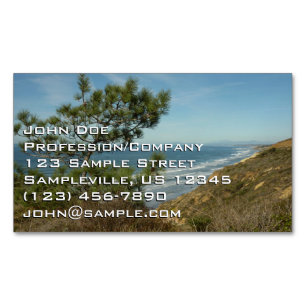 Torrey Pine en Californische kustlijn landschap Magnetisch Visitekaartje
