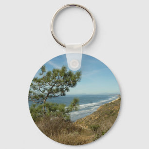 Torrey Pine en Californische kustlijn landschap Sleutelhanger