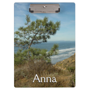 Torrey Pine en het kustlandschap van Californië Klembord