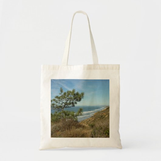 Torrey Pine en het kustlandschap van Californië Tote Bag (Voorkant)