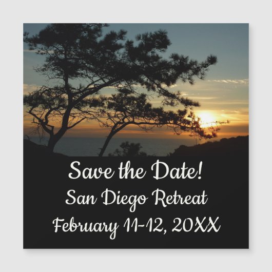 Torrey Pine Sunset I California Landscape (Voorkant)