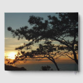 Torrey Pine Sunset I California Landscape Gastenboek (Achterkant)