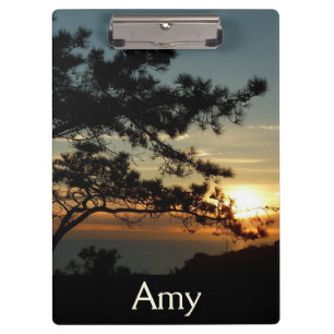 Torrey Pine Sunset I California Landscape Klembord