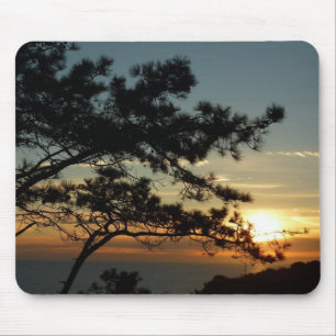 Torrey Pine Sunset I California Landscape Muismat