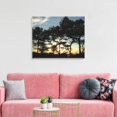Torrey Pine Sunset II Californië Landschap Canvas Afdruk (Insitu (Woonkamer))