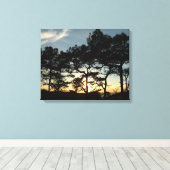 Torrey Pine Sunset II Californië Landschap Canvas Afdruk (Insitu (Houten vloer))