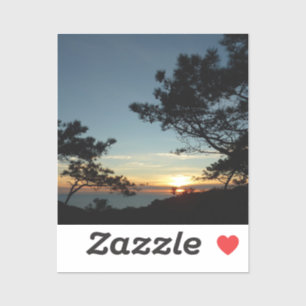 Torrey Pine Sunset III Californië Landschap Sticker
