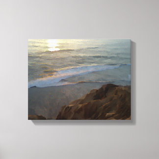 Torrey Pines Beach Canvas Afdruk