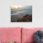Torrey Pines Beach Canvas Afdruk (Insitu (Woonkamer))