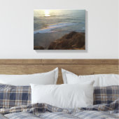 Torrey Pines Beach Canvas Afdruk (Insitu (Slaapkamer))