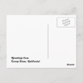 Torrey Pines Cliffs 1 Briefkaart (Achterkant)