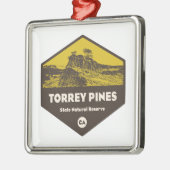 Torrey Pines State Reserve California Metalen Ornament (Links)