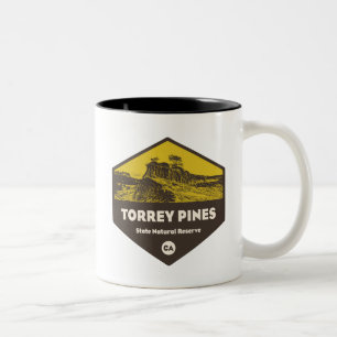 Torrey Pines State Reserve California Tweekleurige Koffiemok
