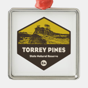 Torrey Pines State Reserve Californië Metalen Ornament