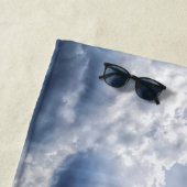 Torride nuages serviette de plage (En situation)