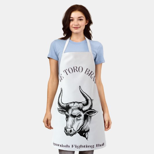 Torro Bravo Spaanse vechtstier Schort (Gedragen)