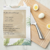 Torrons Recette Serviettes de Thé Héritées (Quart Plié)