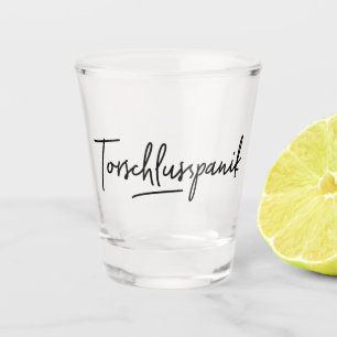Torschlusspanik, Geweldige Duits Word, Duitsland Shot Glas