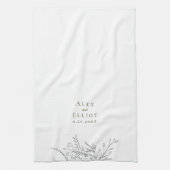 Torse de fleurs débordant Serviette de cuisine de  (Vertical)