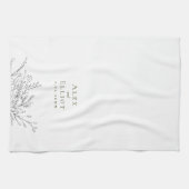 Torse de mariage à bouquet débordant Serviette de (Horizontal)