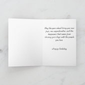 Torsion de carte d'anniversaire de nature (Intérieur)