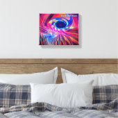 Torsion Wave Canvas Afdruk (Insitu (Slaapkamer))