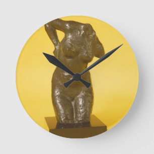 Torso (brons) ronde klok