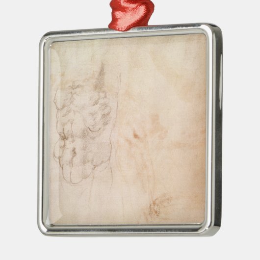 Torso Study Metalen Ornament (Links)