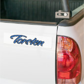 Torsten Nom bleu Aufkleber Sticker Autoaufkleber (Sur camion)