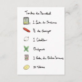 Tortas de Navidad / Mexicaanse Kerstsandwich Kaart