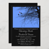 Tortelduifjes, 5 "x7" verloving aankondiging (Voorkant / Achterkant)