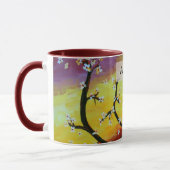 Tortelduifjes Aangepaste paar Namen Mok (Links)