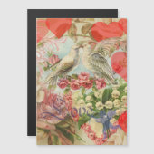 Tortelduifjes  Antiek Hart (Voorkant / Achterkant)