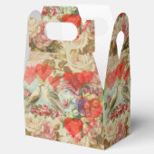 Tortelduifjes Antiek Hart Bedankdoosjes (Geopend)