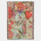 Tortelduifjes  Antiek Hart Deken (Voorkant Verticaal)