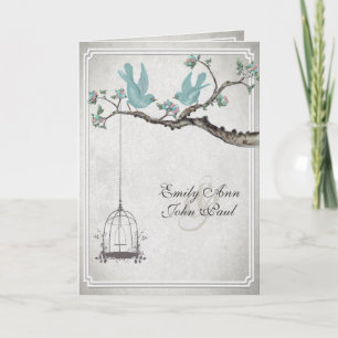  Tortelduifjes BirdCage Wedding Invitations